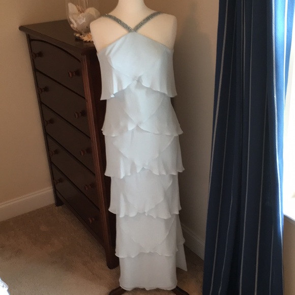 Daymor Crepe Ruffle Dress